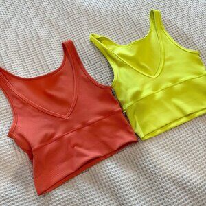 Size 4 pivot tanks Lululemon euc